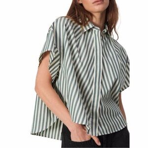 New Rag & Bone Striped Poplin Shirt size Small